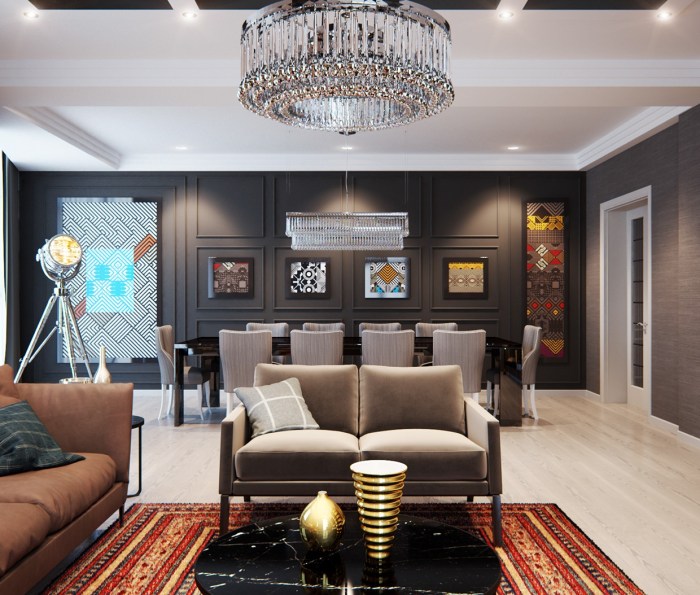A Modern Interior Home Design Which Combining a Classic Decor That ...